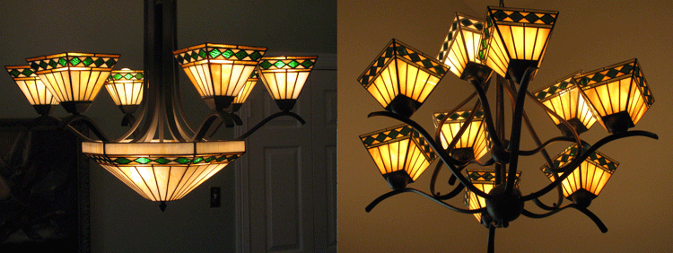 Left: Existing Lamp, Right: New Lamp